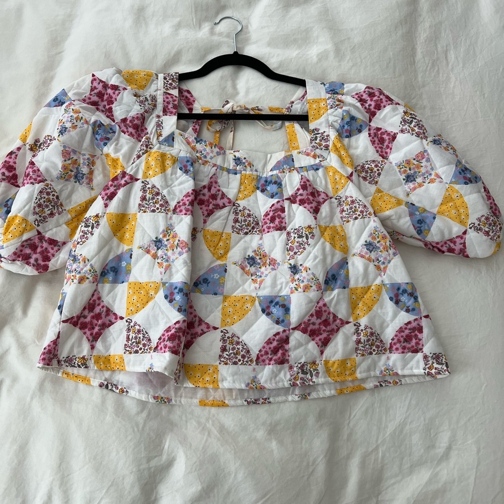 ASOS Patchwork blouse